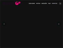 Tablet Screenshot of goclinic.com.pt
