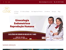 Tablet Screenshot of goclinic.com.br